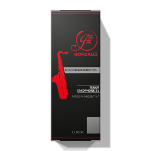 Caixa de 5 palhetas GONZALEZ Classic para Saxofone Tenor